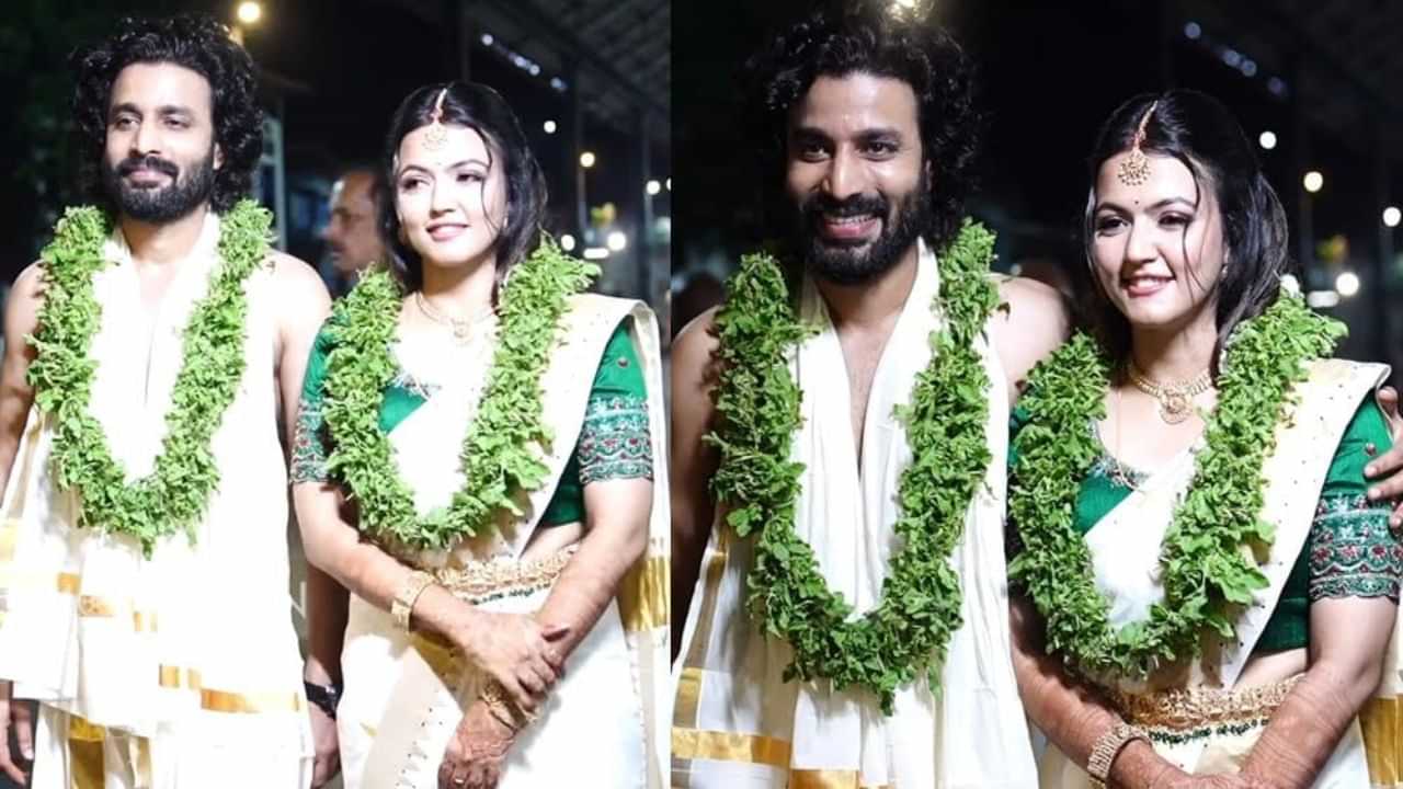 Aparna Das-Deepak Parambol Wedding :  കണ്ണനെ സാക്ഷിയാക്കി അപർണയ്ക്ക് താലി ചാർത്തി ദീപക്; ഗുരുവായൂരിൽ താരവിവാഹം