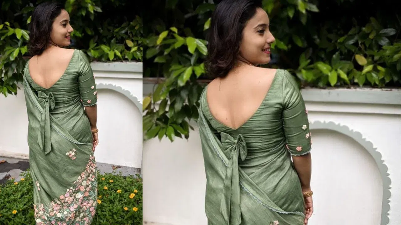 ബൗ ഡിസൈൻ ബ്ലൗസ് | ഫോട്ടോ കടപ്പാട്: Pinterest