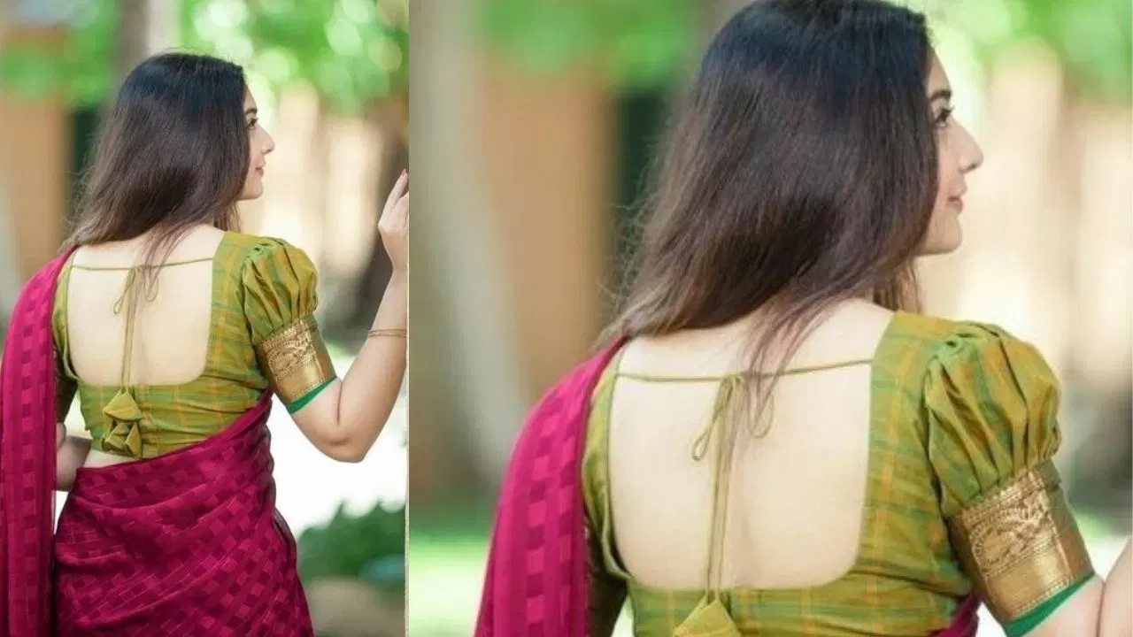 ഡീപ് ബാക്ക് ബ്ലൗസ്