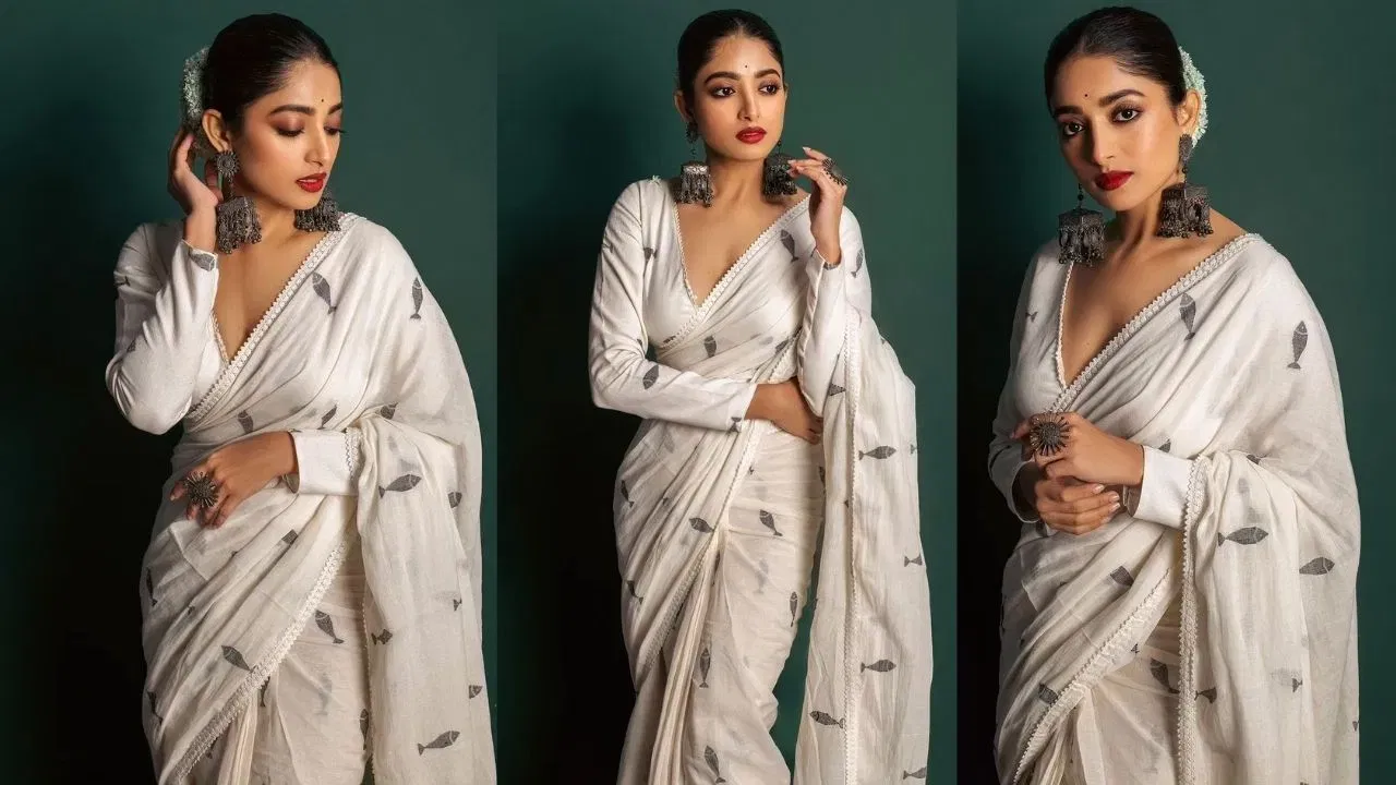 ലളിതവും എന്നാൽ മനോഹരവുമായ കോട്ടൺ സാരിയിൽ ഇഷ സാഹ. Image Credit: Instagram