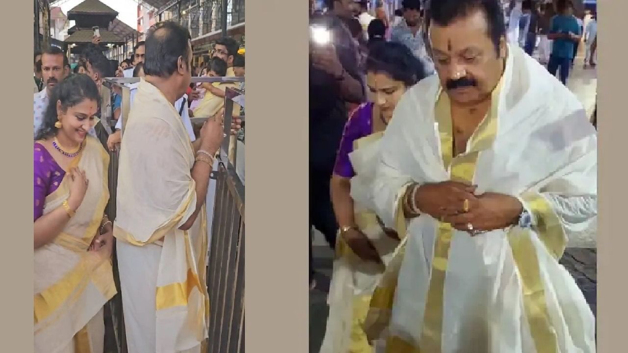 വിവാഹ ചടങ്ങിലേക്ക് ഓടിയെത്തിയ സുരേഷ് ഗോപിയും ഭാര്യയുമാണ് ഇപ്പോള് ചര്ച്ചാവിഷയം. കൂട്ടുകാരന്റെ മകളുടെ വിവാഹത്തിനെത്തിയ സുരേഷ് ഗോപിയെ കാണാന് കാത്തിരുന്നത് നിരവധി പേരാണ്.