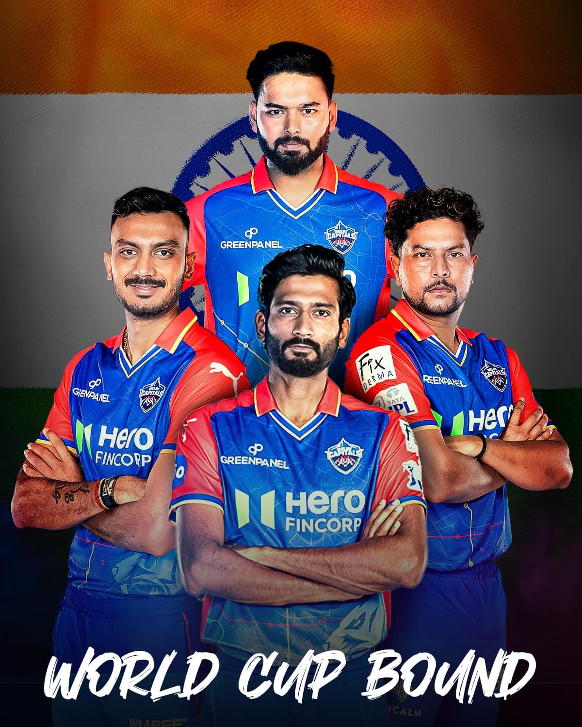 രാജസ്ഥാനൊപ്പം ഡൽഹി ക്യാപിറ്റൽസിൻ്റെ മൂന്ന്  താരങ്ങൾ സ്ക്വാഡിൽ ഇടം നേടിയിരിക്കുന്നത്. റിഷഭ് പന്ത്, കുൽദീപ് യാദവ്, അക്സർ പട്ടേൽ. സബ് താരമായി ഖലീൽ അഹമ്മദും വരുമ്പോൾ ആകെ എണ്ണം നാലാകും