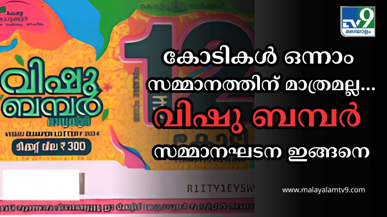 Vishu Bumper Lottery 2024 Prize Money : 12 കോടി മാത്രല്ല, മറ്റ് വമ്പൻ സമ്മാനങ്ങളുമുണ്ട്; വിഷു ബമ്പർ സമ്മാനഘടന ഇങ്ങനെ