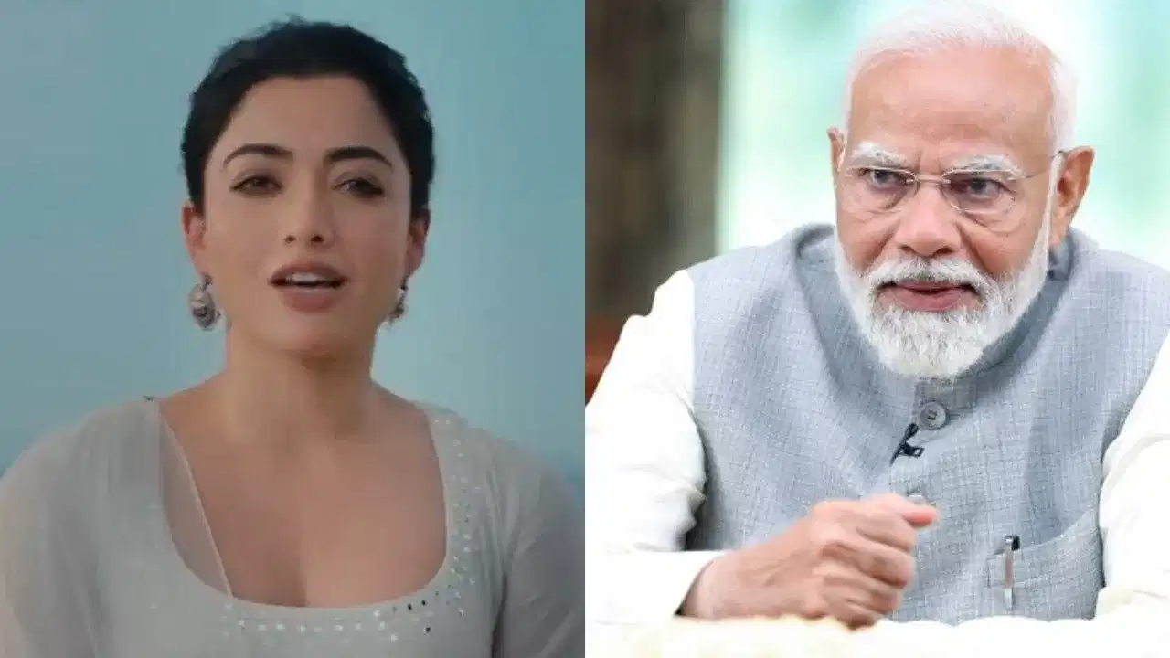 Rashmika Mandanna tweet: വികസനത്തിന് വോട്ട്; രശ്മിക മന്ദാനയുടെ ട്വീറ്റ് പങ്കുവച്ച് മോദി