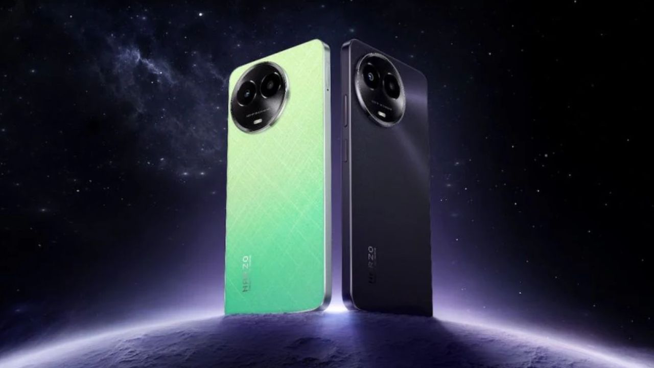 റിയൽമീ നർസോ 60X 5ജി- ആൻഡ്രോയിഡ് 13 ഓസിൽ പ്രവർത്തിക്കുന്ന 5ജി സ്മാർട്ട്ഫോണാണ് റിയൽമീയുടെ നർസോ 60X. ക്വാൽക്കോം സ്നാപ്ഡ്രാഗൺ പ്രൊസെസ്സർ ഫോണിനുള്ളത്. 6ജിബി റാം 128ജിബിയുമാണ് ഫോണിൻ്റെ സ്റ്റോറേജ്. 5000 എംഎഎച്ചാണ് ഫോണിൻ്റെ ബാറ്ററി. 33 വാട്ട് ഫാസ്റ്റ് ചാർജിറും ലഭ്യമാണ്. അരമണിക്കൂർ കൊണ്ട് 50 ശതമാനവും 70 മിനിറ്റ് കൊണ്ട് ഫോൺ 100 ശതമാനവും ചാർജ് ചെയ്യാൻ സാധിക്കും. 50എംപി എഐ പ്രൈമറി ക്യാമറയാണ് ഫോണിനുള്ളത്. ഫ്രണ്ട് ക്യാമറ 8 എം.പിയാണ്. 6.72 ഇഞ്ചാണ് ഫോണിൻ്റ് സ്ക്രീൻ്റെ വലുപ്പം. 14,499 രൂപയാണ് ഫോണിൻ്റെ വില