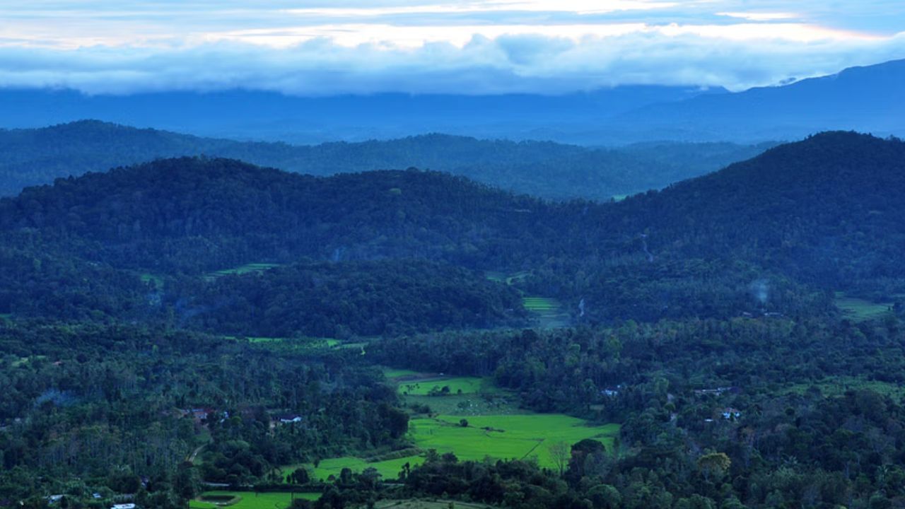പ്രകൃതിരമണീയമായ സ്ഥലമാണ് നിസര്‍ഗധാമം. കാവേരി നദിയിലുള്ള ഒരു ദ്വീപാണിത്. കുശാല്‍ നഗറില്‍ നിന്നും മൂന്നു കിലോമീറ്റര്‍ സഞ്ചരിച്ചാല്‍ ഇവിടെയെത്താം. 35 എക്കറിലായി പന്നുകിടക്കുന്ന ഇക്കോളജിക്കല്‍ പാര്‍ക്കാണ് ഇവിടം.