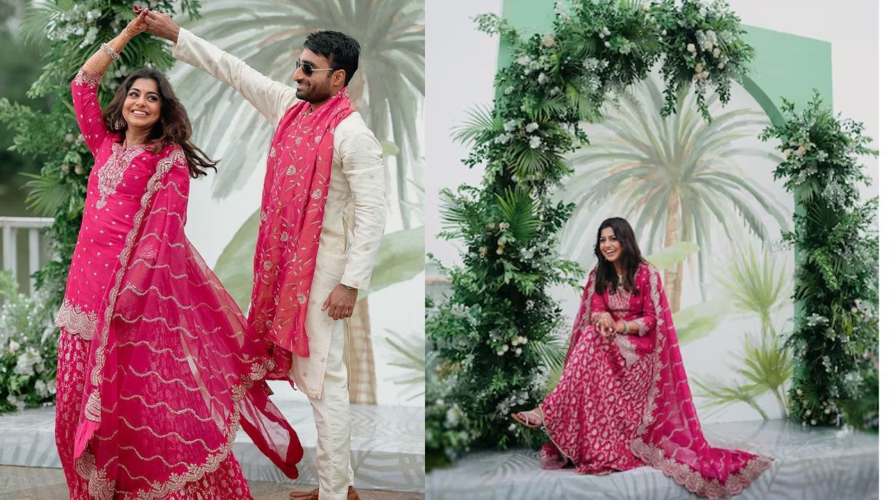 വിവാഹത്തിന് മുന്നോടിയായുള്ള ഹല്‍ദി, മെഹന്ദി, സംഗീത് തുടങ്ങിയ പരിപാടികളുടെ ദൃശ്യങ്ങള്‍ മീര പങ്കുവെച്ചിരുന്നു.