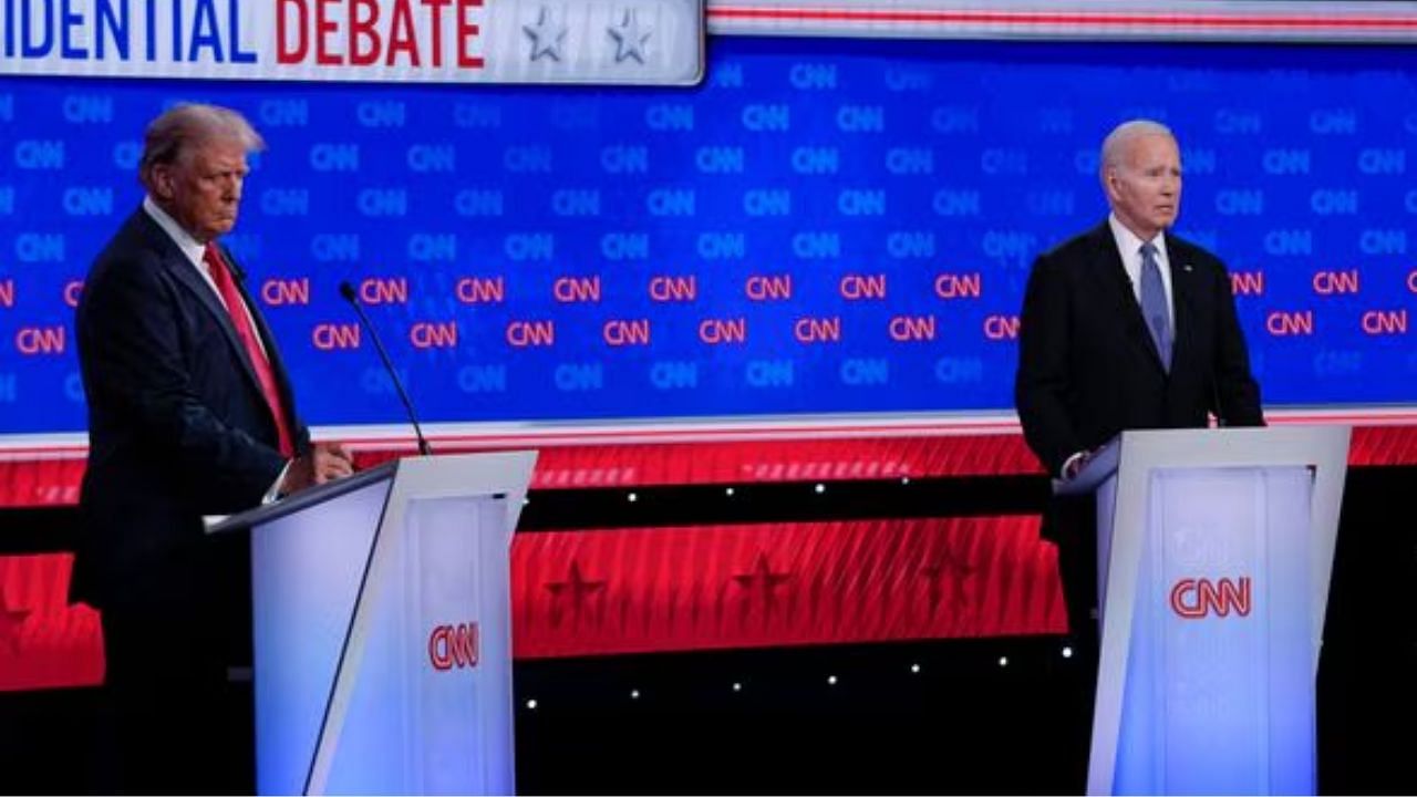 US Presidential Debate 2024: ബൈഡനും ട്രംപും നേർക്കു നേർ ; ചൂടുപിടിച്ച് യു.എസ് പ്രസിഡൻഷ്യൽ ഡിബേറ്റ്