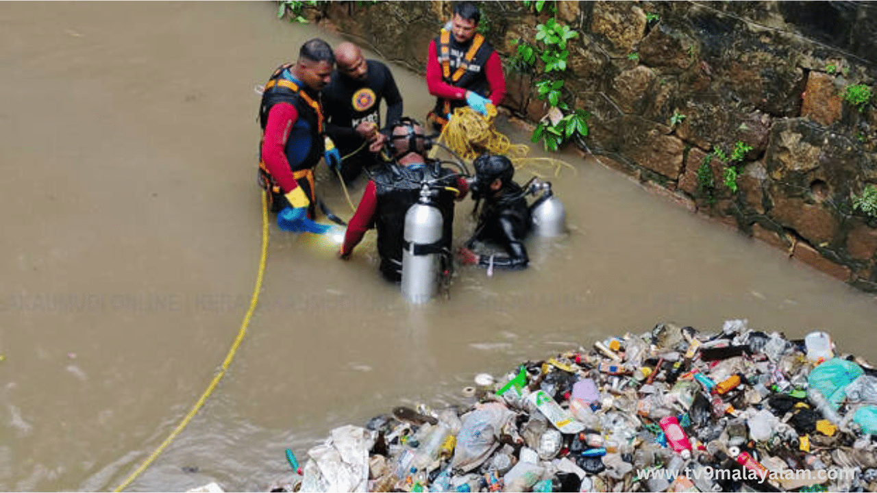 Amayizhanjan Canal Accident: റോബോട്ട് ക്യാമറയിൽ പതിഞ്ഞത് കാൽപ്പാദമെന്ന് സംശയം; സ്‌കൂബാടീം വീണ്ടും ടണലിലേക്ക്