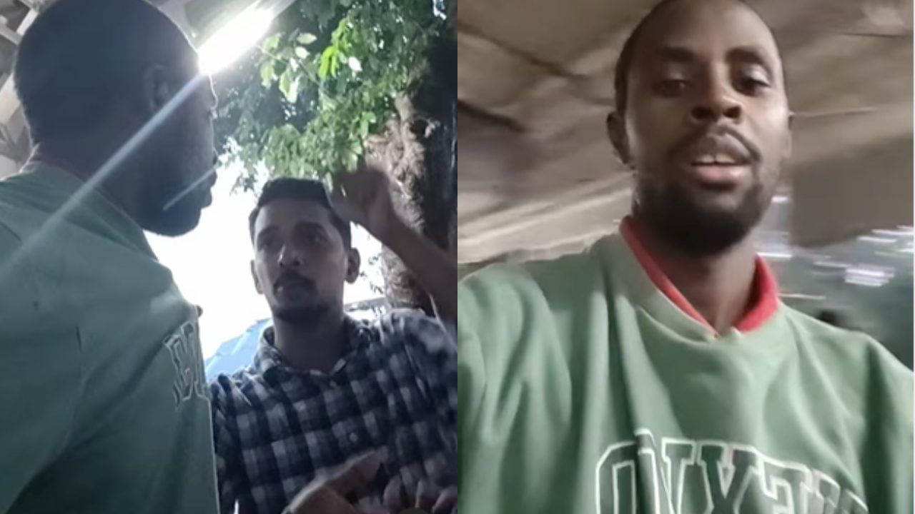 Attack On Uganda Citizen : ‘നിൻ്റെ ഭാഷ നീ നിൻ്റെ വീട്ടിൽ പറഞ്ഞാമതി’; വാണിയമ്പലം റെയിൽവേ സ്റ്റേഷനിൽ ഉഗാണ്ടൻ പൗരന് നേരെ ആക്രമണം; വിഡിയോ