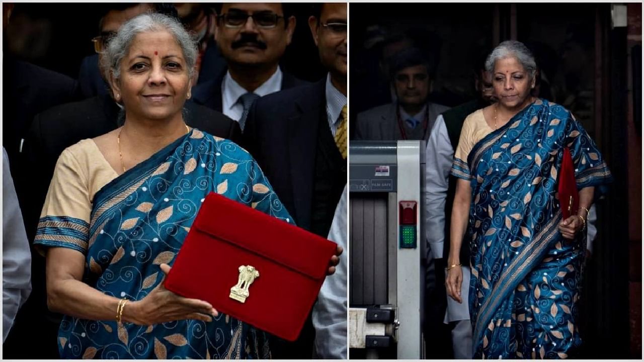 2024ല്, പശ്ചിമ ബംഗാളില് നിന്നുള്ള കരകൗശലമായ കാന്ത എംബ്രോയിഡറി കൊണ്ട് അലങ്കരിച്ച നീല ടസാര് സില്ക്ക് സാരിയാണ് ധനമന്ത്രി ധരിച്ചത്.
Social Media Image