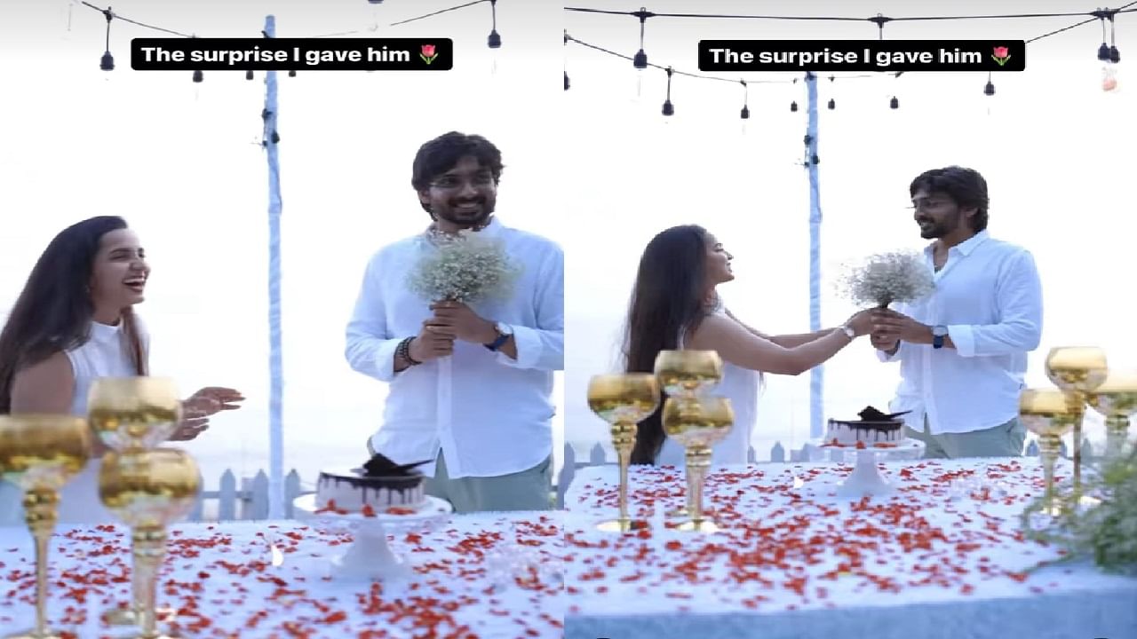 താന് തേജസിന് നല്കിയ സര്പ്രൈസും തേജസ് തനിക്ക് നല്കിയ സര്പ്രൈസും എന്ന ക്യാപ്ഷനോടെയാണ് മാളവിക വീഡിയോ പങ്കുവെച്ചത്. രണ്ട് വീഡിയോകള് ചേര്ത്താണ് മാളവികയുടെ പുതിയ റീല്.
Instagram Image