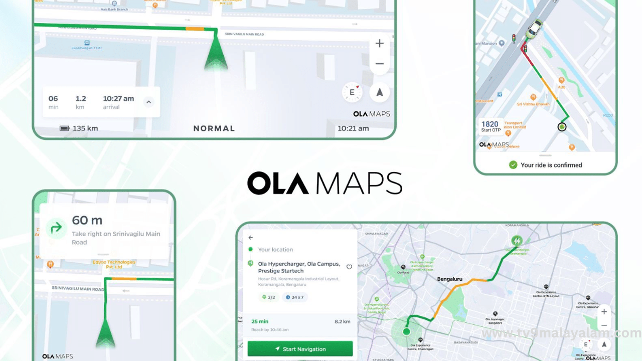 Ola Maps: ​ഗൂ​ഗിൾ മാപ്പിൻ്റെ ആവശ്യമില്ല...; വഴികാട്ടാൻ ഒലക്ക് ഇനി സ്വന്തം മാപ്പ്