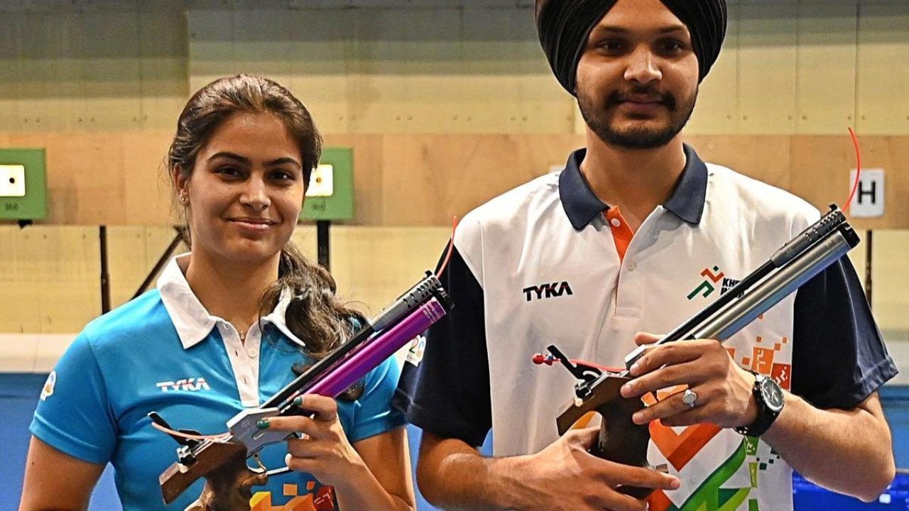 Olympics 2024 : ഷൂട്ടിംഗ് റേഞ്ചിൽ നിന്ന് വീണ്ടും മെഡൽ നേടി മനു ഭകാർ; ചരിത്രത്തിലാദ്യം: വിഡിയോ കാണാം Olympics 2024 : ഷൂട്ടിംഗ് റേഞ്ചിൽ നിന്ന് വീണ്ടും മെഡൽ നേടി മനു ഭകാർ; ചരിത്രത്തിലാദ്യം: വിഡിയോ കാണാം