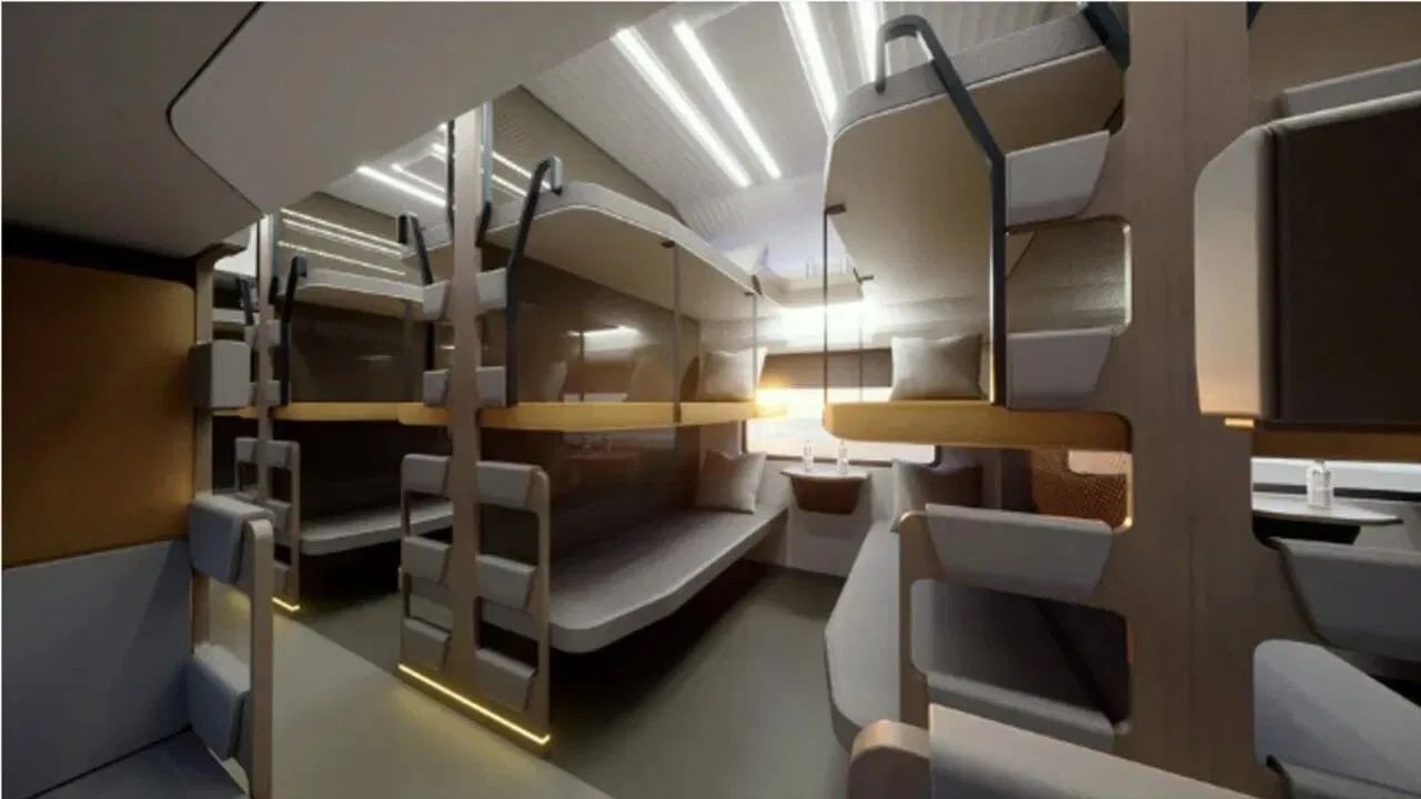 Vande Bharat Sleeper: രാജധാനിയൊക്കെ ഔട്ട്; വന്ദേഭാരതിന്റെ സ്ലീപ്പര് ഒരുക്കിയത് ഇങ്ങനെ Vande Bharat Sleeper: രാജധാനിയൊക്കെ ഔട്ട്; വന്ദേഭാരതിന്റെ സ്ലീപ്പര് ഒരുക്കിയത് ഇങ്ങനെ