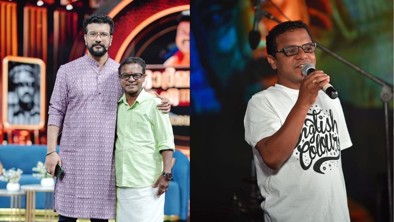 പണം കൈകലാക്കാന്‍ ശ്രമിച്ച പിഷാരടിക്ക് ദൈവം നല്‍കിയ പണിയെ കുറിച്ചാണ് ധര്‍മജന്‍ പറയുന്നത്. പണം നല്‍കാതിരിക്കാന്‍ പിഷാരടി നോക്കിയെന്നും എന്നാല്‍ ദൈവം അതിന് തിരിച്ചടി നല്‍കിയെന്നും വെളിപ്പെടുത്തുകയാണ് കൗമുദി മൂവീസിന് നല്‍കിയ അഭിമുഖത്തില്‍ ധര്‍മജന്‍. (Image Credits: Instagram)