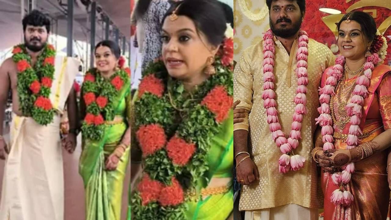 Durga Viswanath: ഗുരുവായൂരമ്പല നടയിൽ വിവാഹിതയായി ഗായിക ദുർഗ വിശ്വനാഥ്; വരൻ റിജു Durga Viswanath: ഗുരുവായൂരമ്പല നടയിൽ വിവാഹിതയായി ഗായിക ദുർഗ വിശ്വനാഥ്; വരൻ റിജു