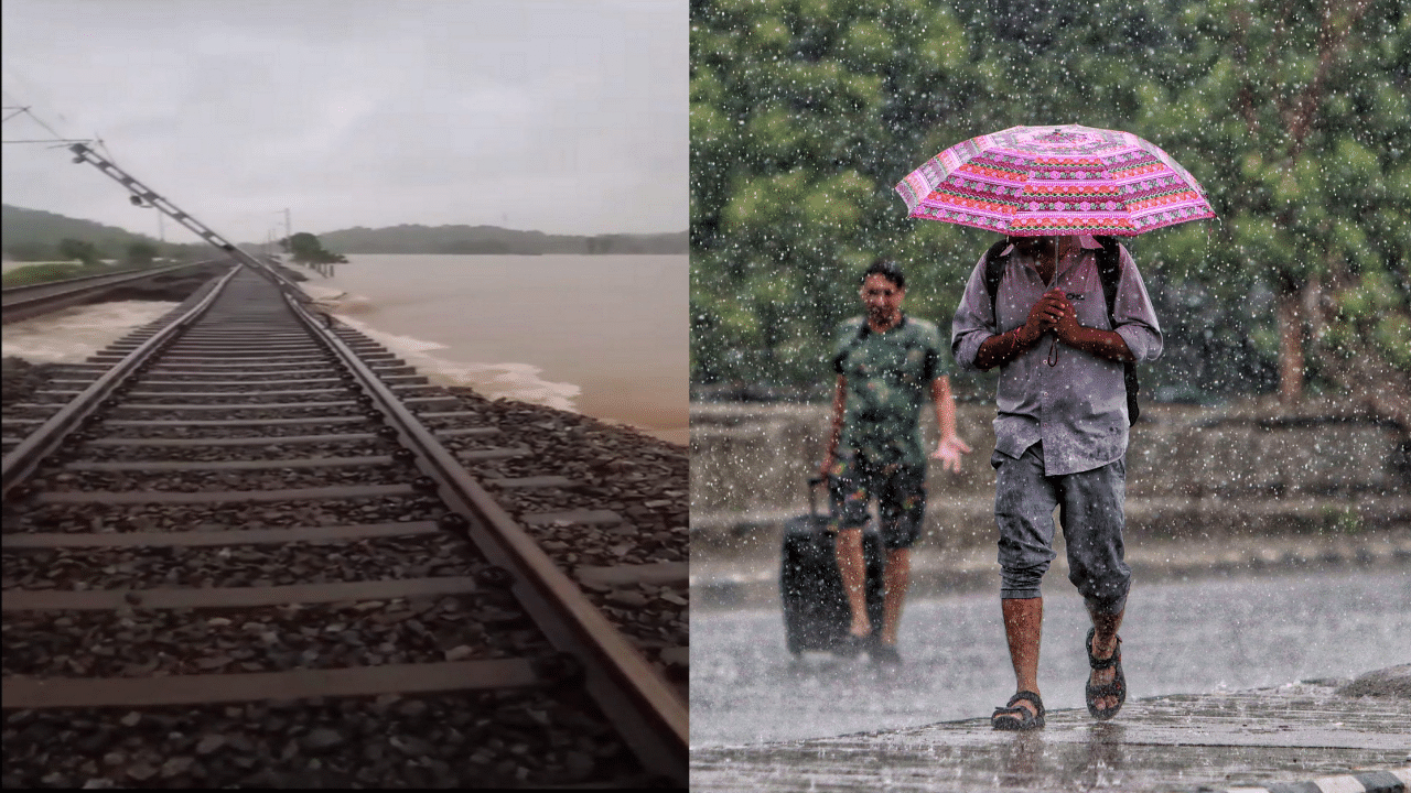 Telangana-Andhra Rains: കനത്ത മഴ; 140 ട്രെയിനുകൾ റദ്ദാക്കി, 97 എണ്ണം വഴിതിരിച്ചു വിട്ടു, മഴക്കെടുതിയിൽ ആന്ധ്ര-തെലങ്കാന