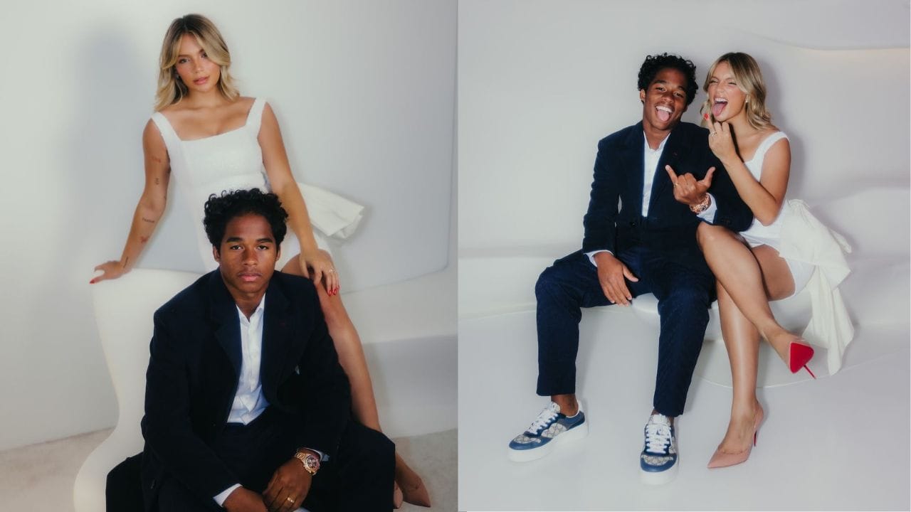 റയല്‍ മാഡ്രിഡിന്റെ ബ്രസീലിയന്‍ വണ്ടര്‍ കിഡ് എന്‍ഡ്രിക് വിവാഹിതനായിരിക്കുകയാണ്. 21കാരിയായ മോഡല്‍ ഗബ്രീലി മിറാന്‍ഡയാണ് 18കാരന്റെ വധു. ഒരു വര്‍ഷം മുമ്പാണ് ഇരുവരും കണ്ടുമുട്ടിയത്. ഒരു വര്‍ഷം നീണ്ട പ്രണയത്തിനൊടുവില്‍ വിവാഹിതരായി. ഇരുവരും തങ്ങളുടെ വിവാഹ ചിത്രങ്ങള്‍ ഇന്‍സ്റ്റഗ്രാമില്‍ പങ്കുവെച്ചിട്ടുണ്ട്. (Image Credits: Instagram) 