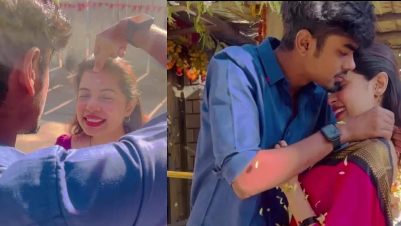 മുൻപ് നടന്ന വിവാഹത്തിന്റെ വീഡിയോ തെളിവായാണ് താരം ഇക്കാര്യം അറിയിച്ചത്. സെപ്റ്റംബര് 5 ന് നടന്നത് ഞങ്ങളുടെ ഒഫിഷ്യല് മാര്യേജ് ആണെന്നും അതിനു മുൻപ് വിവാഹം നടന്നുവെന്നും വീഡിയോയിൽ പറയുന്നു. (image credits: screengrab)