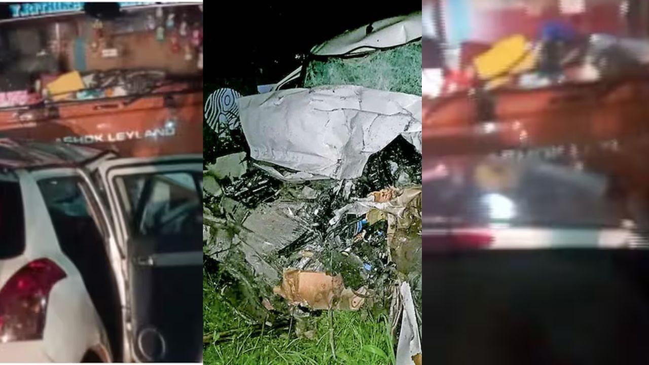 Kalladikode Accident: കല്ലടിക്കോട് കാറും ലോറിയും കൂട്ടിയിടിച്ച് അപകടം; അഞ്ചുപേര്‍ക്ക് ദാരുണാന്ത്യം