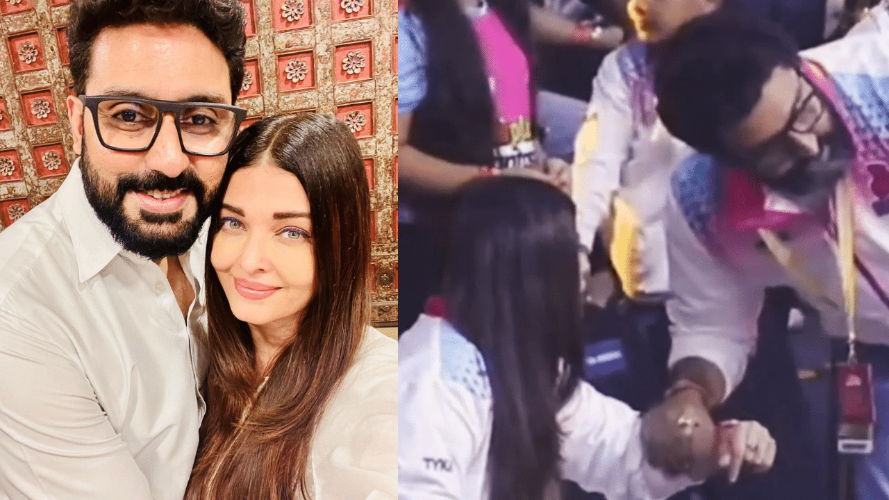 Aishwarya Rai-Abhishek Bachchan: ഗ്രൗണ്ടിലെ കളിയെക്കാൾ ആവേശമായി ഗാലറിയിലെ അടി; ഐശ്വര്യ റായ്-അഭിഷേക് ബച്ചൻ വാക്കേറ്റം വൈറൽ Aishwarya Rai-Abhishek Bachchan: ഗ്രൗണ്ടിലെ കളിയെക്കാൾ ആവേശമായി ഗാലറിയിലെ അടി; ഐശ്വര്യ റായ്-അഭിഷേക് ബച്ചൻ വാക്കേറ്റം വൈറൽ