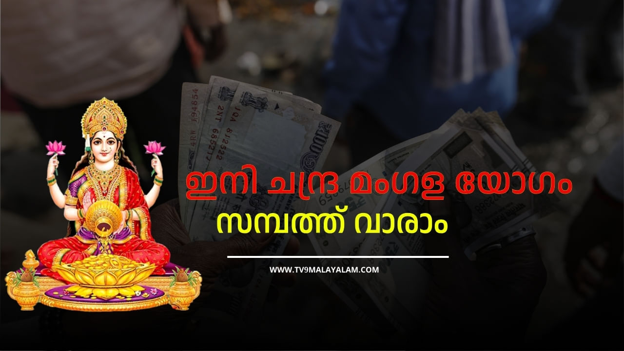 Money Astrology: ചന്ദ്ര മംഗളയോഗം വരുന്നു, ഇവർക്ക് പെട്ടെന്ന് സാമ്പത്തിക നേട്ടം കൈവരും Money Astrology: ചന്ദ്ര മംഗളയോഗം വരുന്നു, ഇവർക്ക് പെട്ടെന്ന് സാമ്പത്തിക നേട്ടം കൈവരും