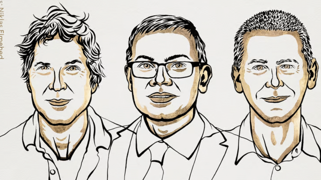 Nobel Prize 2024 : പ്രോട്ടീൻ ഘടന കൊണ്ടുപോയി ഇത്തവണത്തെ രസതന്ത്ര നൊബേൽ; പുരസ്കാരം പങ്കിട്ടത് മൂന്നുപേർ Nobel Prize 2024 : പ്രോട്ടീൻ ഘടന കൊണ്ടുപോയി ഇത്തവണത്തെ രസതന്ത്ര നൊബേൽ; പുരസ്കാരം പങ്കിട്ടത് മൂന്നുപേർ