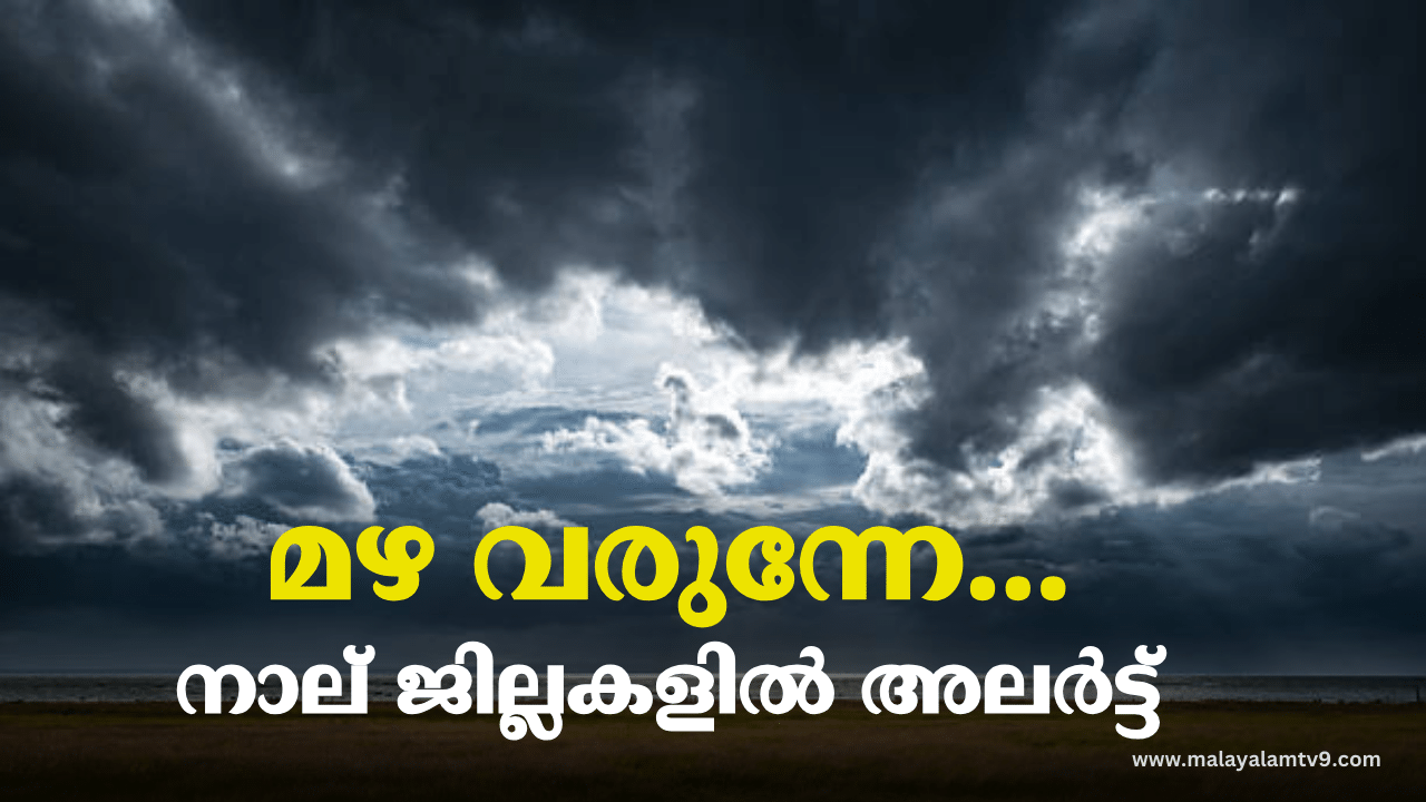 Kerala Rain Alert: മാരിക്കാലം.... സംസ്ഥാനത്ത് ഇന്ന് പരക്കെ മഴയ്ക്ക് സാധ്യത; 4 ജില്ലകളിൽ യെല്ലോ അലർട്ട്