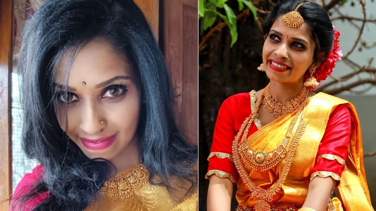 എന്നാല്‍ തനിക്ക് നേരെ വരുന്ന വിമര്‍ശനങ്ങളെയെല്ലാം തട്ടികളഞ്ഞ് മുന്നേറുകയാണ് രേണു. ബ്രൈഡല്‍ ലുക്കില്‍ എത്തിയിരിക്കുന്ന രേണുവാണ് ഇപ്പോള്‍ സോഷ്യല്‍ മീഡിയയിലെ ചര്‍ച്ചാ വിഷയം. മഞ്ഞയില്‍ ഗോള്‍ഡന്‍ കസവുള്ള പട്ടുസാരിയാണ് രേണു ധരിച്ചത്. (Image Credits: Instagram)