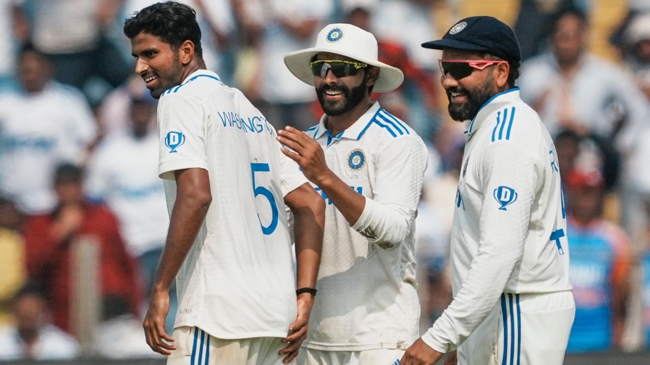 Ind vs Nz : ഏഴ് വിക്കറ്റ് നേട്ടവുമായി വാഷിംഗ്ടൺ സുന്ദർ; കോൺവേയ്ക്കും രചിനും ഫിഫ്റ്റി; കിവീസ് 259ന് ഓൾ ഔട്ട്