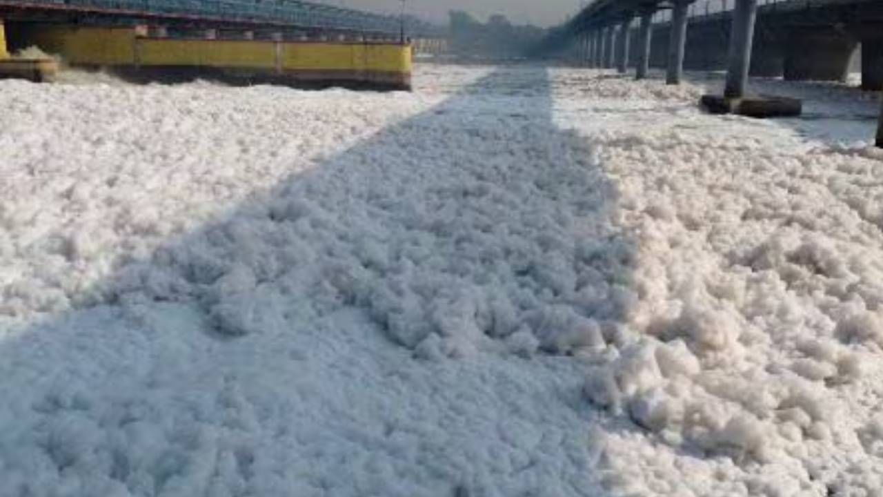 Yamuna River Polluted: യമുന നദിയില്‍ വീണ്ടും വിഷപ്പത നുരഞ്ഞുപൊന്തി; വലഞ്ഞ് ഡല്‍ഹി നിവാസകൾ