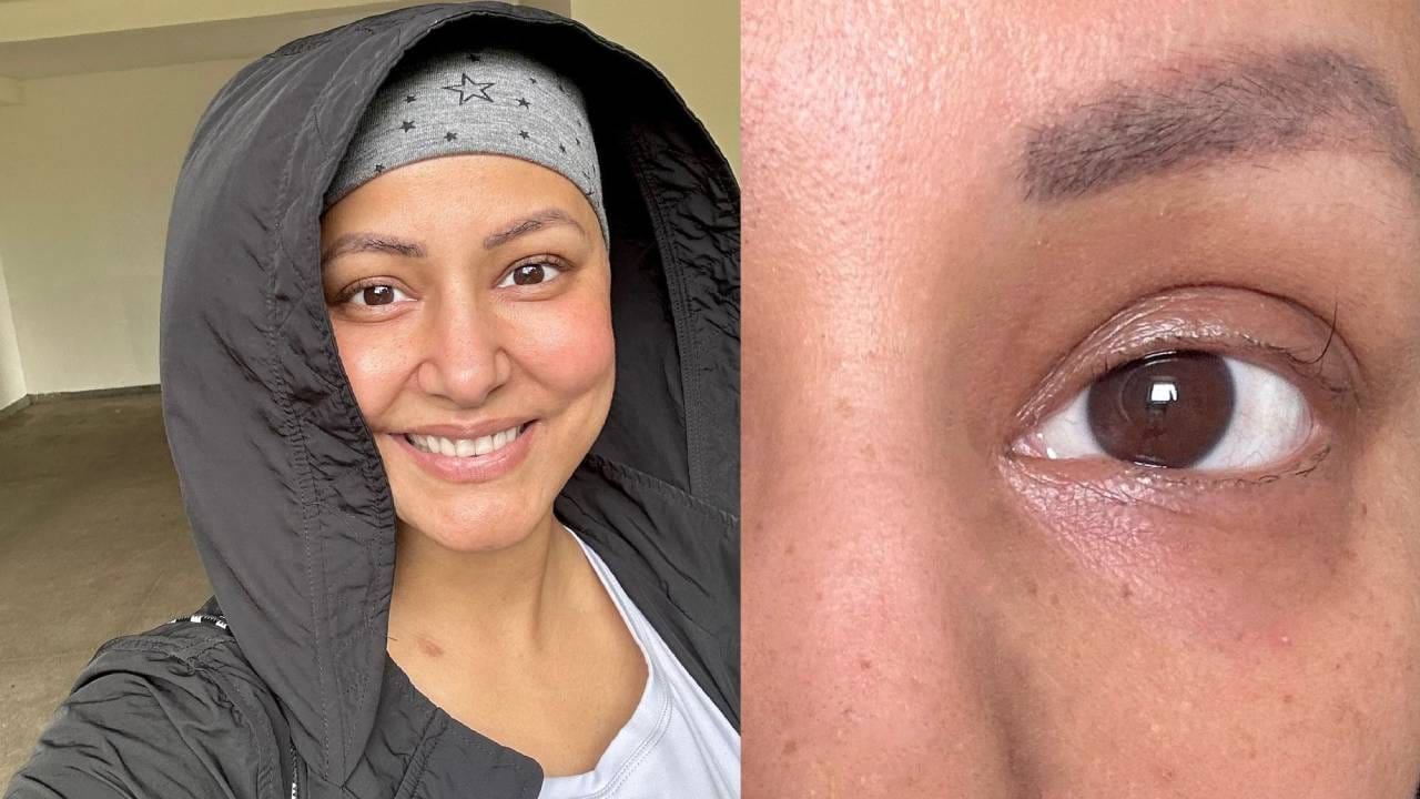 ‘‘എന്റെ ഇപ്പോഴത്തെ പ്രചോദനത്തിന്റെ ഉറവിടം എന്താണെന്ന് അറിയാമോ? ഒരിക്കല് എന്റെ കണ്ണുകൾക്ക് ഭംഗി നൽകിയിരുന്ന ശക്തവും മനോഹരവുമായ ഒരു സൈന്യത്തിന്റെ ഭാഗമായിരുന്നു ഇതും. എന്റെ കൺപീലികൾ ജന്മനാ തന്നെ നല്ല നീളമുള്ളതും മനോഹരവുമായിരുന്നു. (Image credits: Instagram-hina khan)