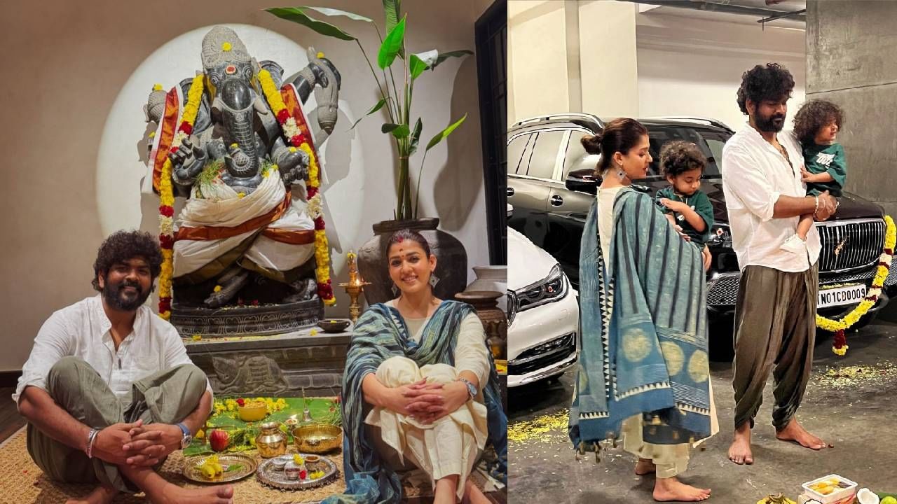 വീട്ടിലെ ജോലിക്കാർക്ക് സമ്മാനങ്ങൾ നൽകി നയൻതാരയും വിഘ്നേഷ് ശിവനും. മക്കളായ ഉലകും ഉയിരുമാണ് സമ്മാനങ്ങൾ വിതരണം ചെയ്തത്. മക്കളുടെ കൈ കൊണ്ട് പണവും സമ്മാനങ്ങളും നൽകുന്ന വിഡിയോയും ചിത്രങ്ങളും നയൻതാര തന്റെ ഔദ്യോഗിക പേജിൽ പങ്കുവച്ചു. (image credits: instagram-nayanthara)
