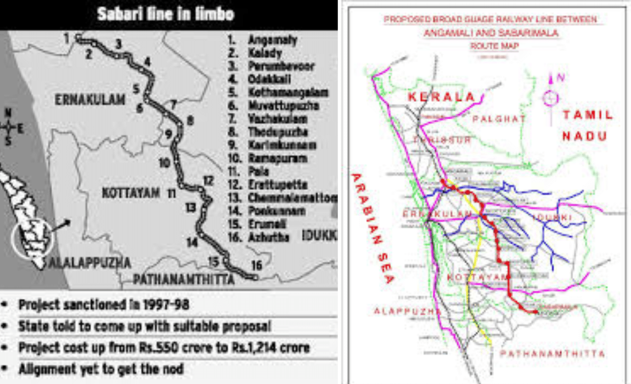 Sabari Rail : എന്നുവരും ഇനി എന്നുവരും; പ്രഖ്യാപിച്ചിട്ട് 25 വർഷം, കടലാസിൽ ഒതുങ്ങി ശബരി റെയിൽവേ പാത