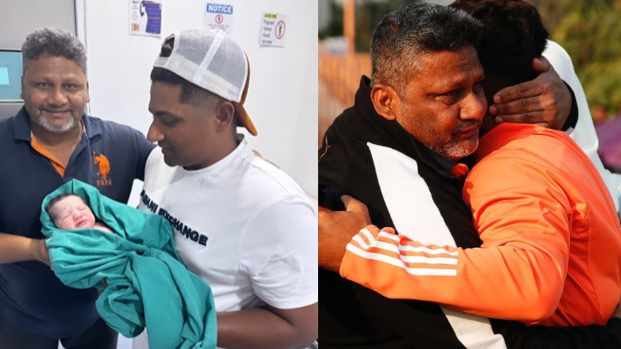 ഒക്ടോബർ 21 തിങ്കളാഴ്ച മുബെെയിലെ സ്വകാര്യ ആശുപത്രിയിലാണ് കുഞ്ഞ് ജനിച്ചത്. കുഞ്ഞിനൊപ്പമുള്ള ചിത്രങ്ങളും സർഫറാസ് ഖാൻ പങ്കുവച്ചിരുന്നു. അമ്മയും കുഞ്ഞും സുഖമായി ഇരിക്കുന്നുവെന്നും താരം അറിയിച്ചു. (Image Credits: Sarfaraz Khan Instagram)