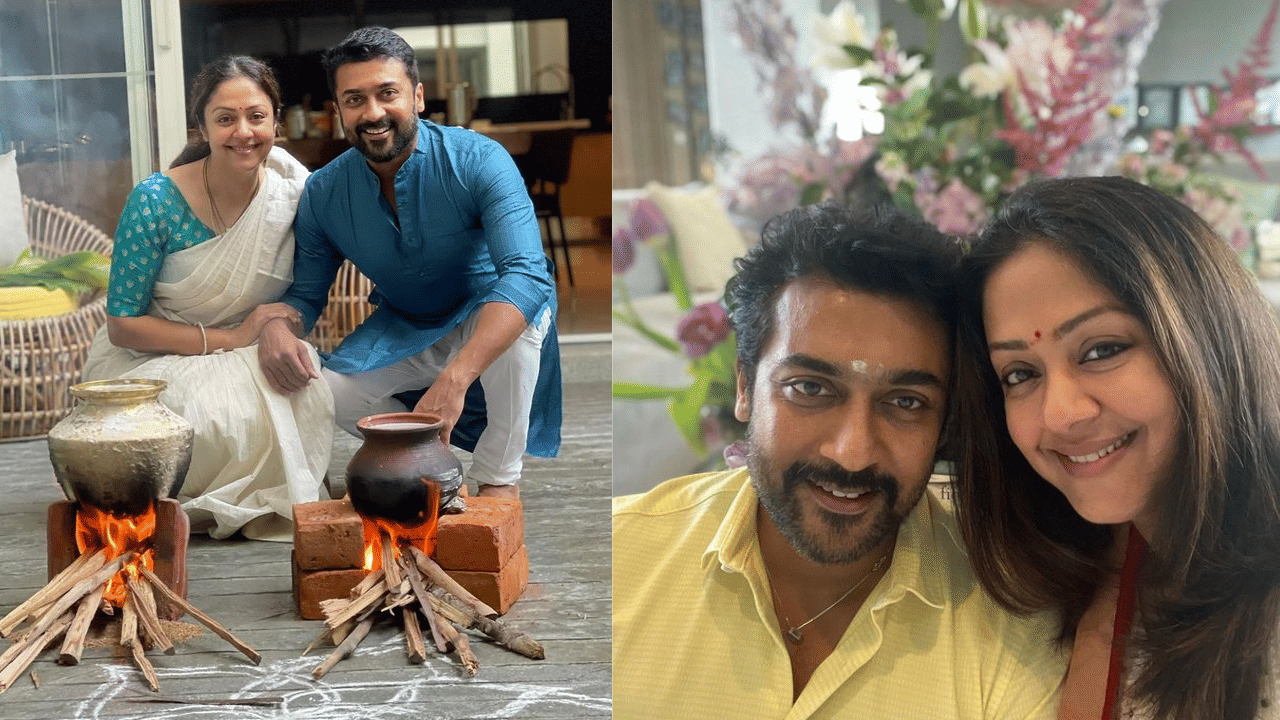 'അവൾ വിജയത്തിലേക്ക് കുതിച്ചുയർന്നു സമയമായിരുന്നു. അഭിനേതാവെന്ന നിലയിൽ ഞാൻ നേരെ നിൽക്കാൻ തന്നെ ഏകദേശം അഞ്ച് വർഷമെടുത്തു. നായകനെന്ന് എന്നെ സ്വയം വിളിക്കാൻ പാകത്തിലുള്ള തലത്തിലേക്ക് എത്താൻ ഞാൻ പിന്നെയും സമയമെടുത്തു. 2003-ലെ കാക്ക കാക്ക എന്ന ചിത്രത്തിൽ അവൾ വാങ്ങിയ പ്രതിഫലം എനിക്ക് ലഭിച്ചതിനേക്കാൾ മൂന്നിരട്ടിയായിരുന്നു.' -സൂര്യ പറഞ്ഞു. (Image Credits: Instagram)