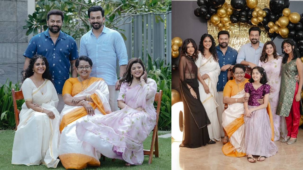 മല്ലികയുടെ കൊച്ചിയിലെ ഫ്ലാറ്റിൽവച്ചായിരുന്നു പിറന്നാൾ ആഘോഷം. പതിവ് പോലെ അടുത്ത ബന്ധുക്കളും സു​ഹൃത്തുക്കളും മാത്രമാണ് ആ​ഘോഷ പരിപാടിയിൽ പങ്കെടുത്തത്. ദുബായ് ട്രിപ്പ് വരെ കാൻസൽ ചെയ്ത് പൃഥ്വിരാജ് വരെ കൊച്ചിയിൽ എത്തി. (​Image credits: instagram)