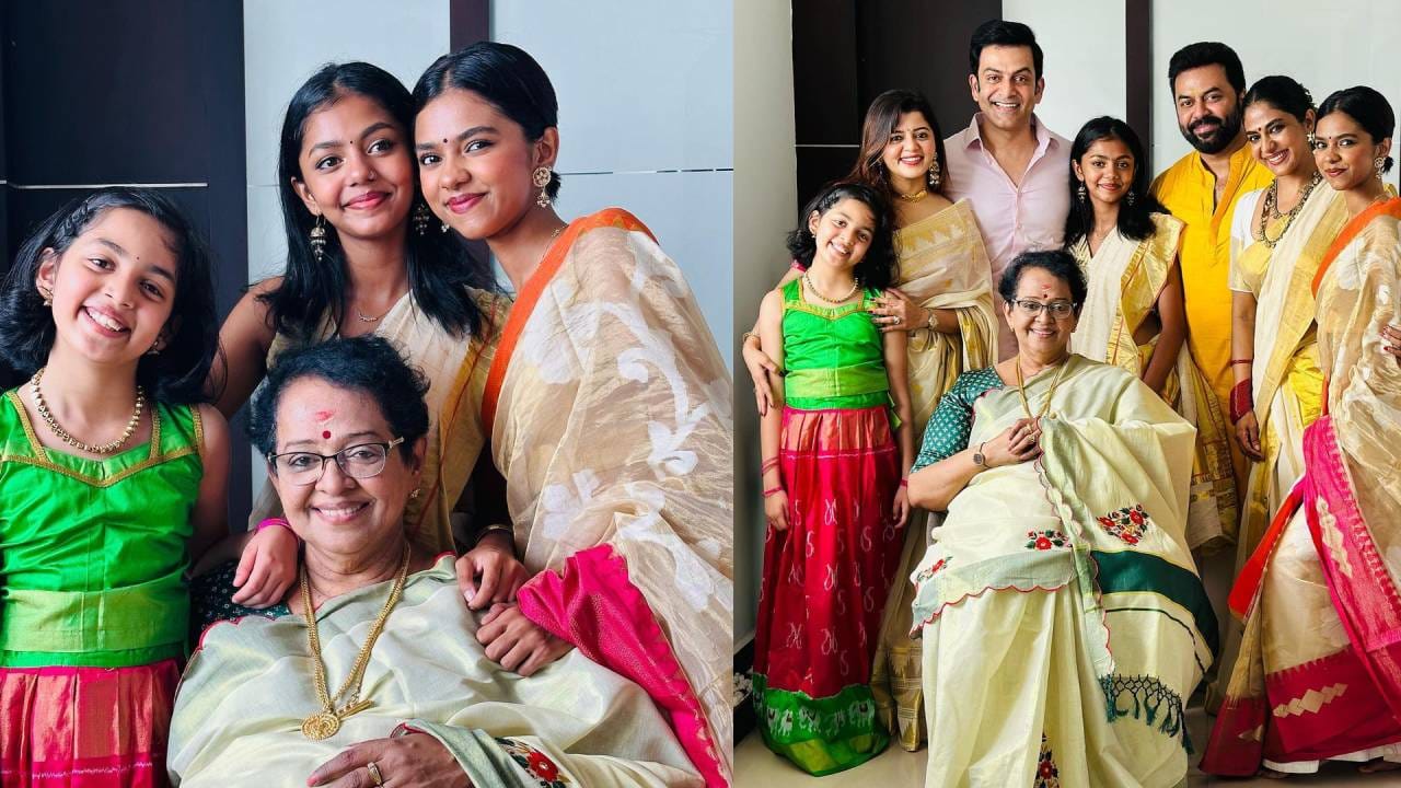 മലയാളികളുടെ എന്നും പ്രിയപ്പെട്ട താരകുടുംബമാണ് മല്ലിക സുകുമാരന്റെത്. താരകുടുംബത്തിലെ വിശേഷം അറിയാൻ ആരാധകർക്ക് ഏറെ പ്രിയമാണ്. ഇപ്പോഴിതാ മല്ലികാ സുകുമാരന്റെ ജന്മദിന ആഘോഷത്തിന്റെ വാർത്തകളാണ് സോഷ്യൽ മീഡിയ നിറയെ. മക്കളും മരുമക്കളും കൊച്ചുമക്കളുമായി പിറന്നാൾ ആഘോഷിച്ചിരിക്കുകയാണ് താരം. (​Image credits: instagram)