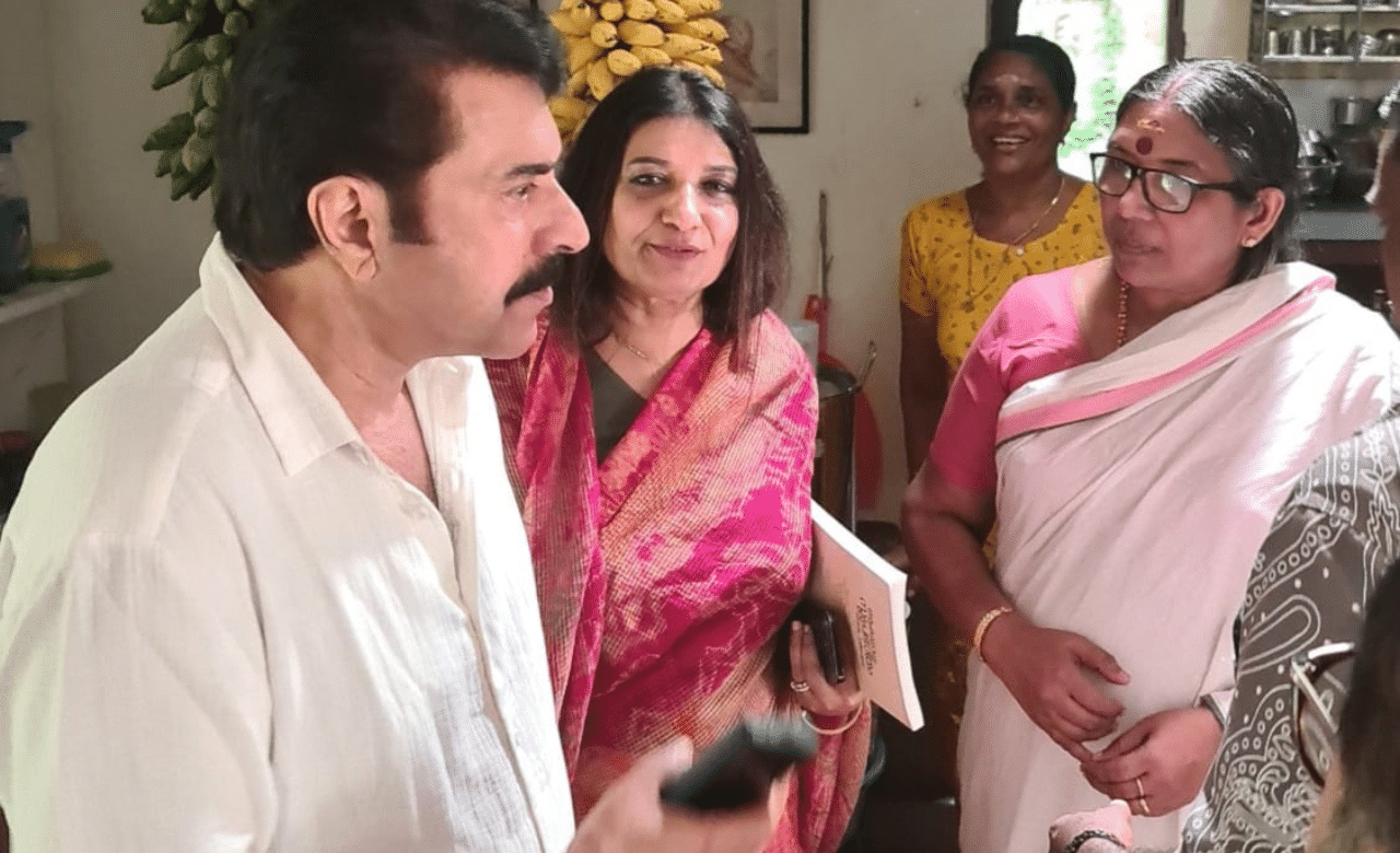 Mammootty: നിങ്ങളെന്താ ഇവന് തിന്നാൻ കൊടുക്കുന്നത്? ശ്രീരാമന്റെ അടുക്കളയിലെത്തി മമ്മൂട്ടിയുടെ ചോദ്യം Mammootty: നിങ്ങളെന്താ ഇവന് തിന്നാൻ കൊടുക്കുന്നത്? ശ്രീരാമന്റെ അടുക്കളയിലെത്തി മമ്മൂട്ടിയുടെ ചോദ്യം