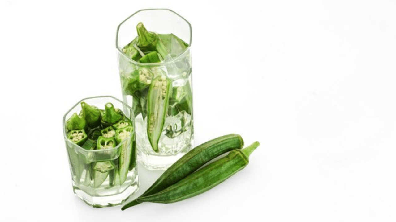 Drinking okra water for hair growth and glowing skin