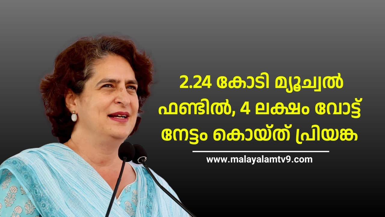 Wayanad By Election Result 2024:  2.24 കോടി മ്യൂച്വല്‍ ഫണ്ടിൽ, 4 ലക്ഷം വോട്ട്; നേട്ടം കൊയ്യും പ്രിയങ്ക