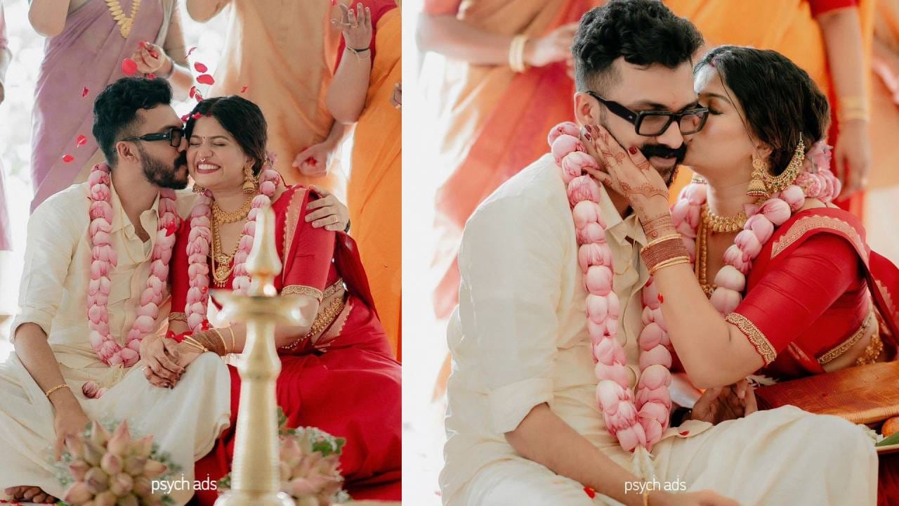 അര്‍ജ്യു എന്നറിയപ്പെടുന്ന യൂട്യൂബ് വ്‌ളോഗര്‍ അര്‍ജുന്‍ സുന്ദരേശൻ വിവാഹിതനായി. വധു അവതാരകയും മോഡലുമായ അപര്‍ണ പ്രേംരാജ്. അര്‍ജ്യു തന്നെയാണ് ഇക്കാര്യം സോഷ്യൽ മീഡിയയിലൂടെ അറിയിച്ചിരിക്കുന്നത്. ഞങ്ങൾ ഇന്ന് ഇത് ചെയ്തു എന്ന് അടിക്കുറിപ്പോടെയാണ് ചിത്രം പങ്കുവച്ചത്.  പിന്നാലെ നിരവധി പേരാണ് ഇരുവർക്കും ആശംസ നേർന്ന് രം​ഗത്ത് എത്തിയത്. (​image credits: instagram)