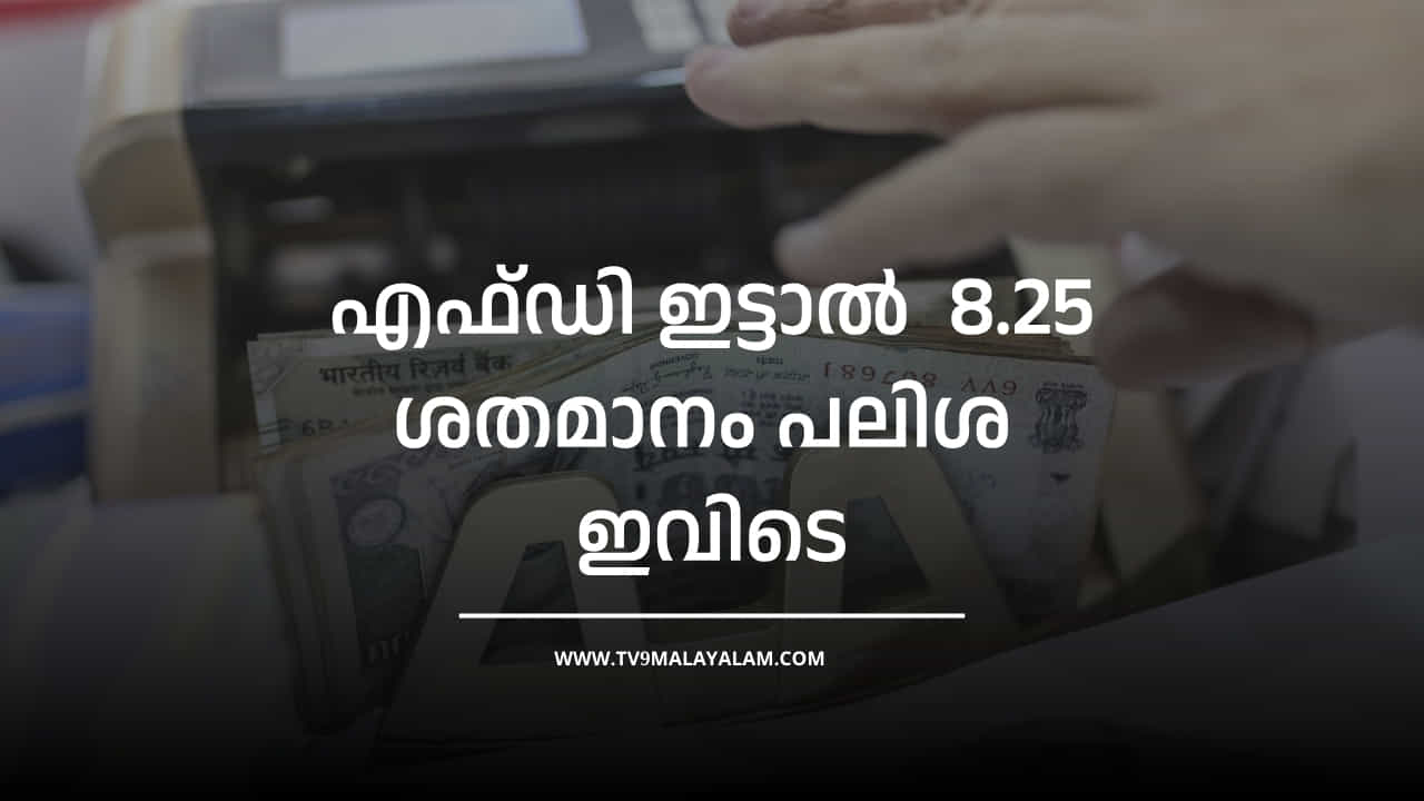 Fixed Deposits: എഫ്ഡി ഇട്ടാൽ 8.25 ശതമാനം വരെ പലിശ തരും, ഇവിടെ Fixed Deposits: എഫ്ഡി ഇട്ടാൽ 8.25 ശതമാനം വരെ പലിശ തരും, ഇവിടെ