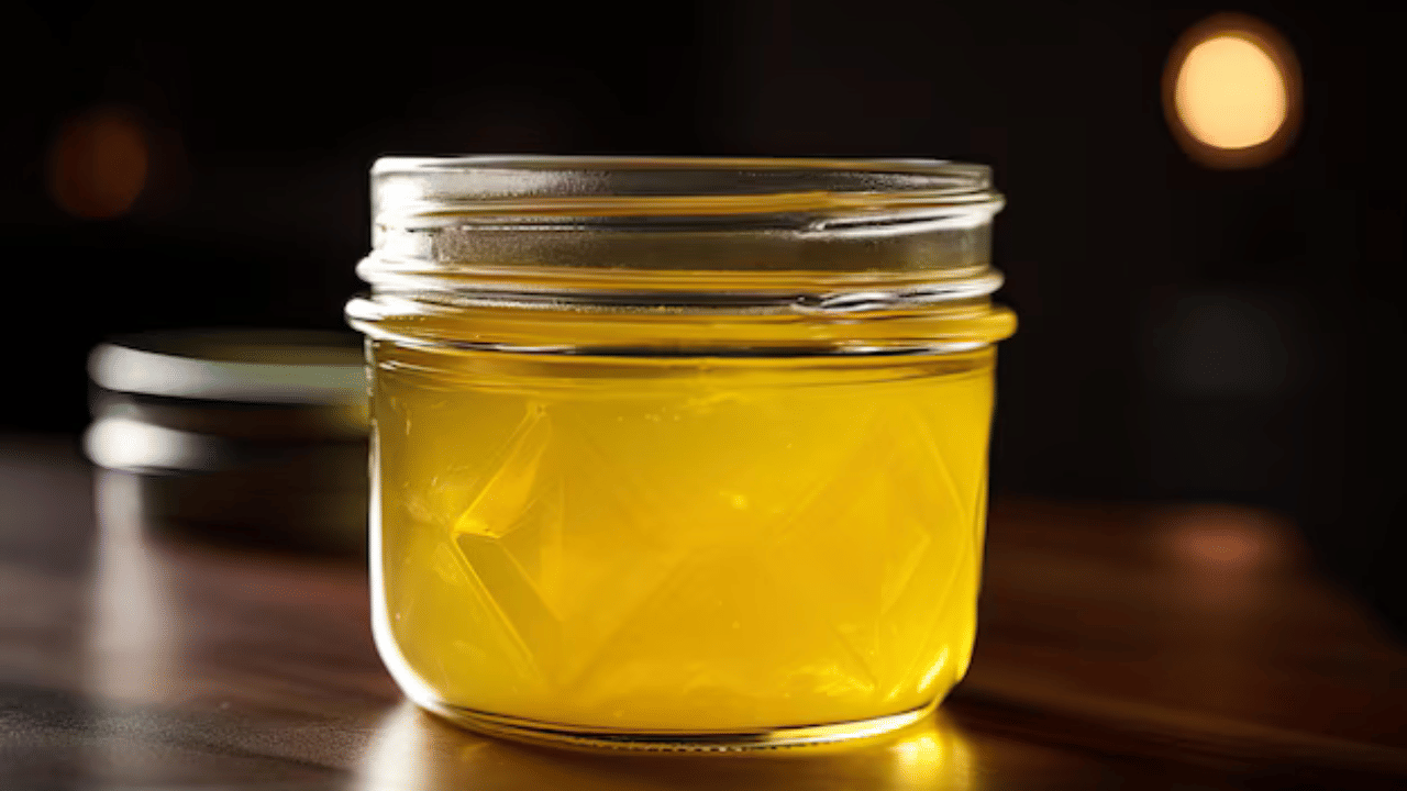 അടുക്കളയിലെ പ്രധാന താരമാണ് നെയ്യ്. കൂടാതെ ധാരാളം പോഷകഗുണങ്ങൾ അടങ്ങിയ ഒന്നാണ് നെയ്യ്. പോഷകങ്ങളും വിറ്റാമിനുകളും അടങ്ങിയ നെയ്യ് കുട്ടികളുടെ വളർച്ചയ്ക്ക് വളരെ പ്രധാനമായ ഒന്നാണ്. ഒമേഗ -3 ഫാറ്റി ആസിഡുകളും വിറ്റാമിൻ എയും അടങ്ങിയ നെയ്യ് കുട്ടിയുടെ മസ്തിഷ്ക വളർച്ചയ്ക്കും ശരീരഭാരം വർദ്ധിപ്പിക്കുന്നതിനും കാരണമാകുന്നു. വെണ്ണയിൽ അടങ്ങിയിട്ടുള്ള സമാനമായ പോഷകങ്ങളാണ് നെയ്യിലും അടങ്ങിയിട്ടുള്ളത്. (Image Credits: Freepik)