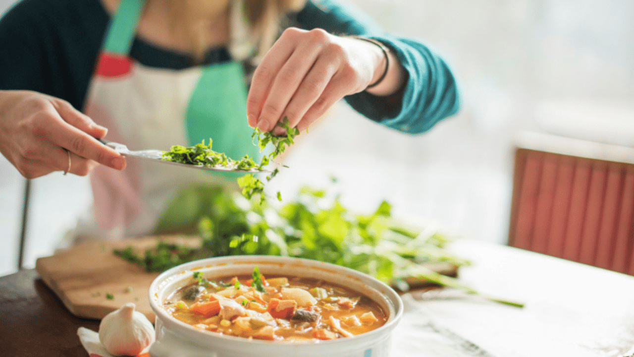 pepper garlic soup