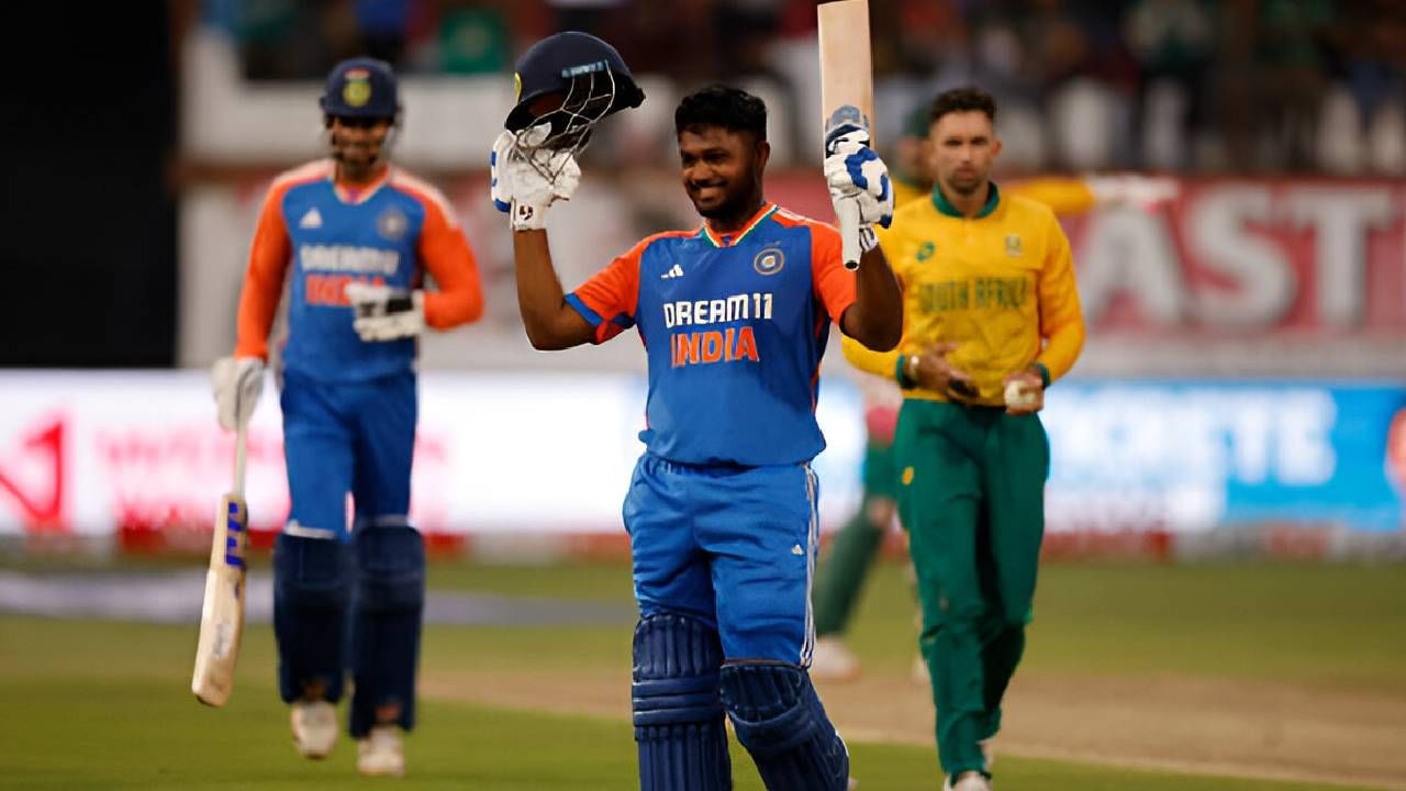 Sanju Samson: കുതിച്ച് സഞ്ജു; ടി20യില്‍ മൂന്നാം സെഞ്ചുറി