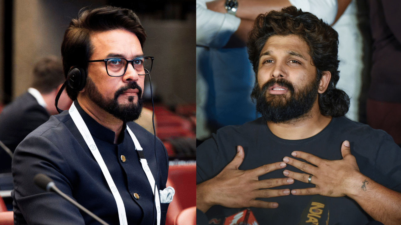 Allu Arjun: ‘അല്ലു അർജുനെ മനപൂർവം നശിപ്പിക്കാൻ ശ്രമം’; നടനെ പിന്തുണച്ച് അനുരാഗ് താക്കൂർ എംപി Allu Arjun: ‘അല്ലു അർജുനെ മനപൂർവം നശിപ്പിക്കാൻ ശ്രമം’; നടനെ പിന്തുണച്ച് അനുരാഗ് താക്കൂർ എംപി