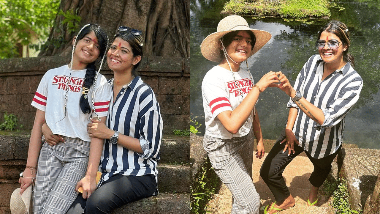 "അമ്മയെന്ന നിലയിൽ ഒരുപാട് സന്തോഷം തോന്നിയ നിമിഷം" എന്ന അടിക്കുറിപ്പോടെയാണ് ഗാനത്തിന്റെ പോസ്റ്റർ അമൃത സമൂഹ മാധ്യമത്തി പങ്കുവെച്ചത്. ഡിസംബർ 28-ന് ഗാനം റിലീസായി. (Image Credits: Amrutha Suresh Facebook)
