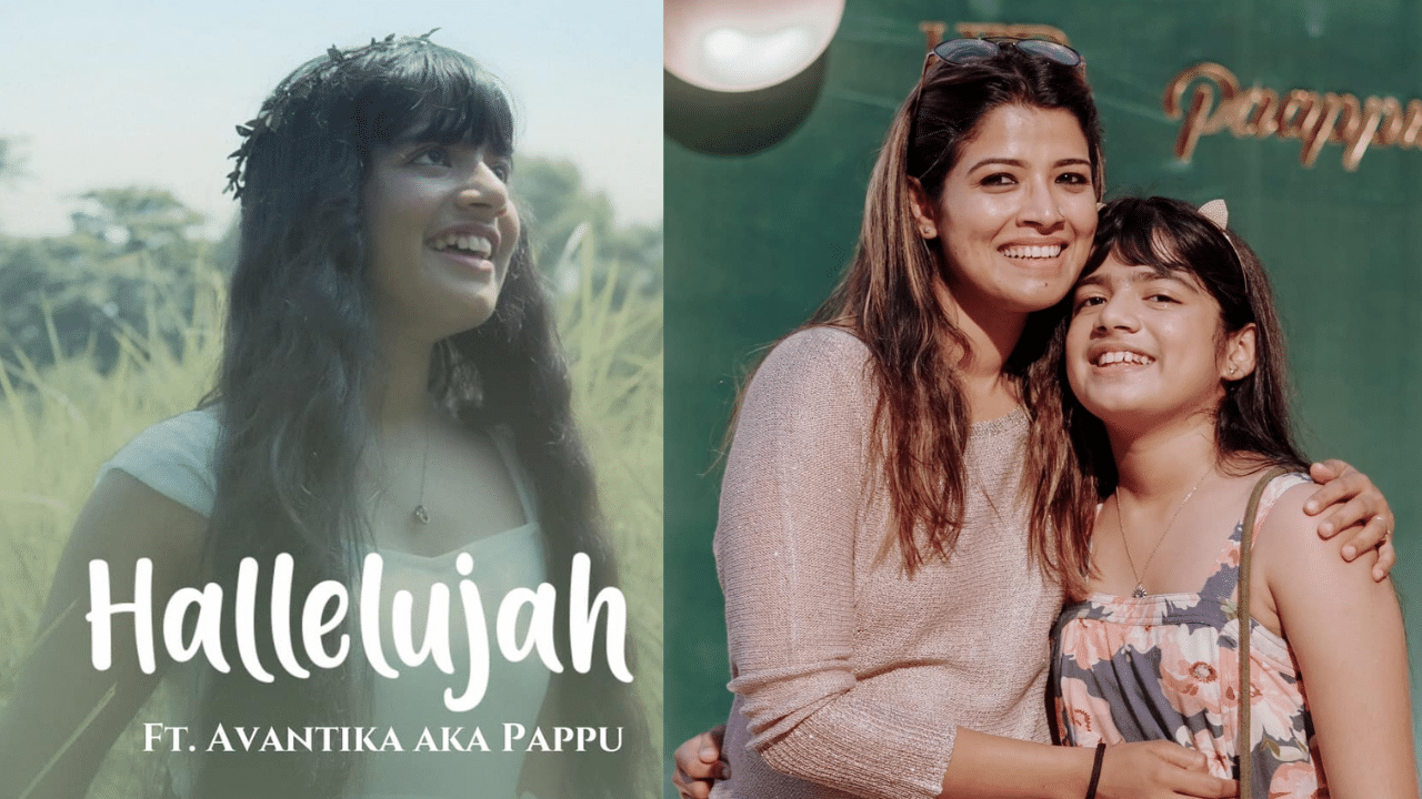 ഇപ്പോഴിതാ, തന്റെ മകൾ പാപ്പുവിന്റെ ജീവിതത്തിലെ വലിയൊരു നേട്ടമാണ് അമൃത ആരാധകരുമായി പങ്കുവെച്ചിരിക്കുന്നത്. 'ഹല്ലേലൂയ' എന്ന ഗാനത്തിലൂടെ ഗായികയായി അരങ്ങേറ്റം കുറിക്കാൻ ഒരുങ്ങുകയാണ് പാപ്പു. (Image Credits: Amrutha Suresh Facebook)